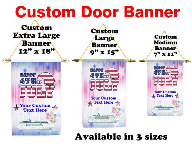 Cruise Ship Door Banner Custom Banner Available In 3 Sizes Etsy