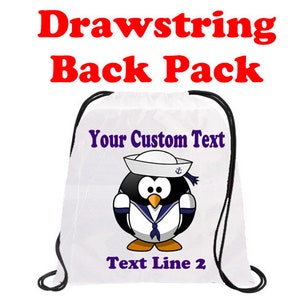 Cruise Cinch Sack Back Pack.   Great for carrying all of your essential  items on board and in the ports.
