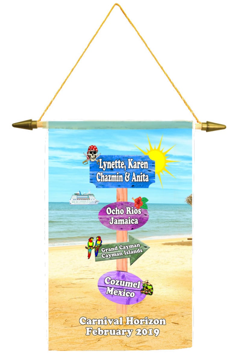 Cruise Ship Door Banner. Custom Door Banner Available in 2 - Etsy