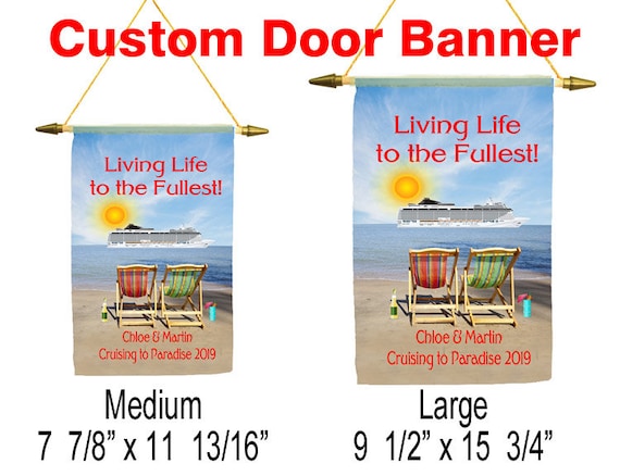 Cruise Ship Door Banner Custom Door Banner Available In 2 Etsy