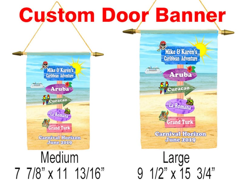 Decorative Accessories Cruise Ship Door Banner Handmade Products