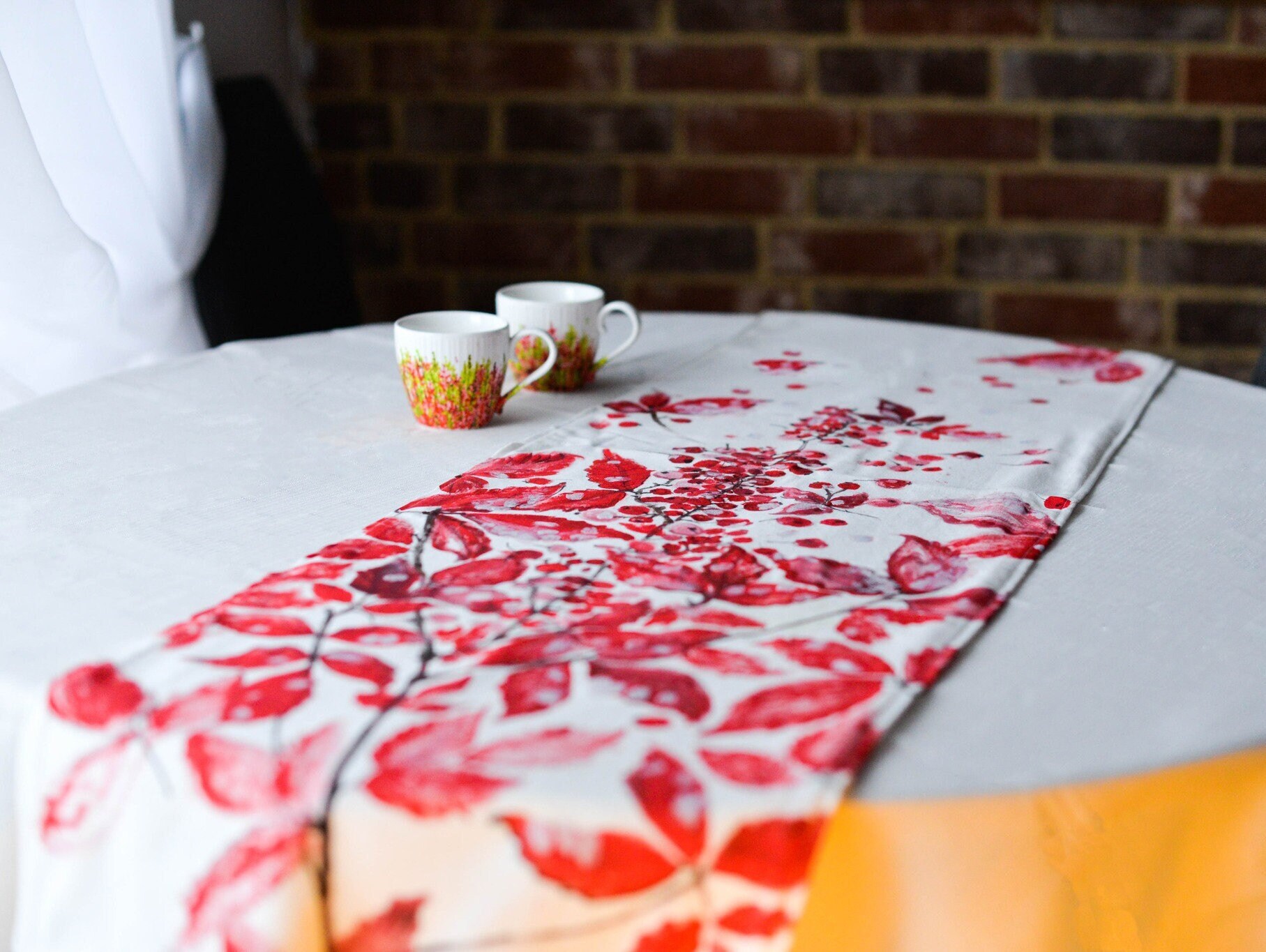 Fabric Painting Designs For Tablecloth