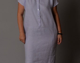 Linen dress. Linen clothes. Women's dress. Handmade by elen'do