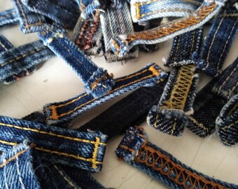 blue jeans with belt loops