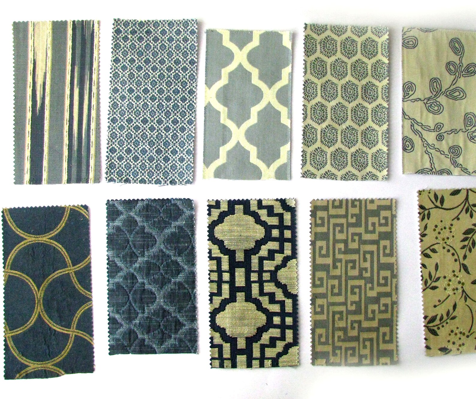 27 Luxury Upholstery Fabric Samples With Paper Base Set Etsy