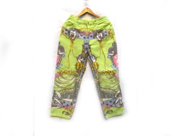 Pre-owned italian printed short jeans W27L23
