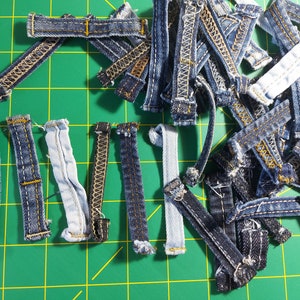 Mix jeans belt loops for wide belt, additional jeans belt loops