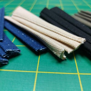 Additional Canvas Belt Loops For Clothes Fitting & Replacement, Sewn Fabric Belt Stripes