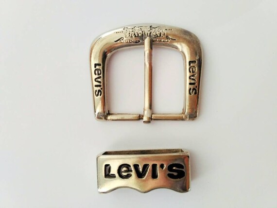 vintage levis belt buckle