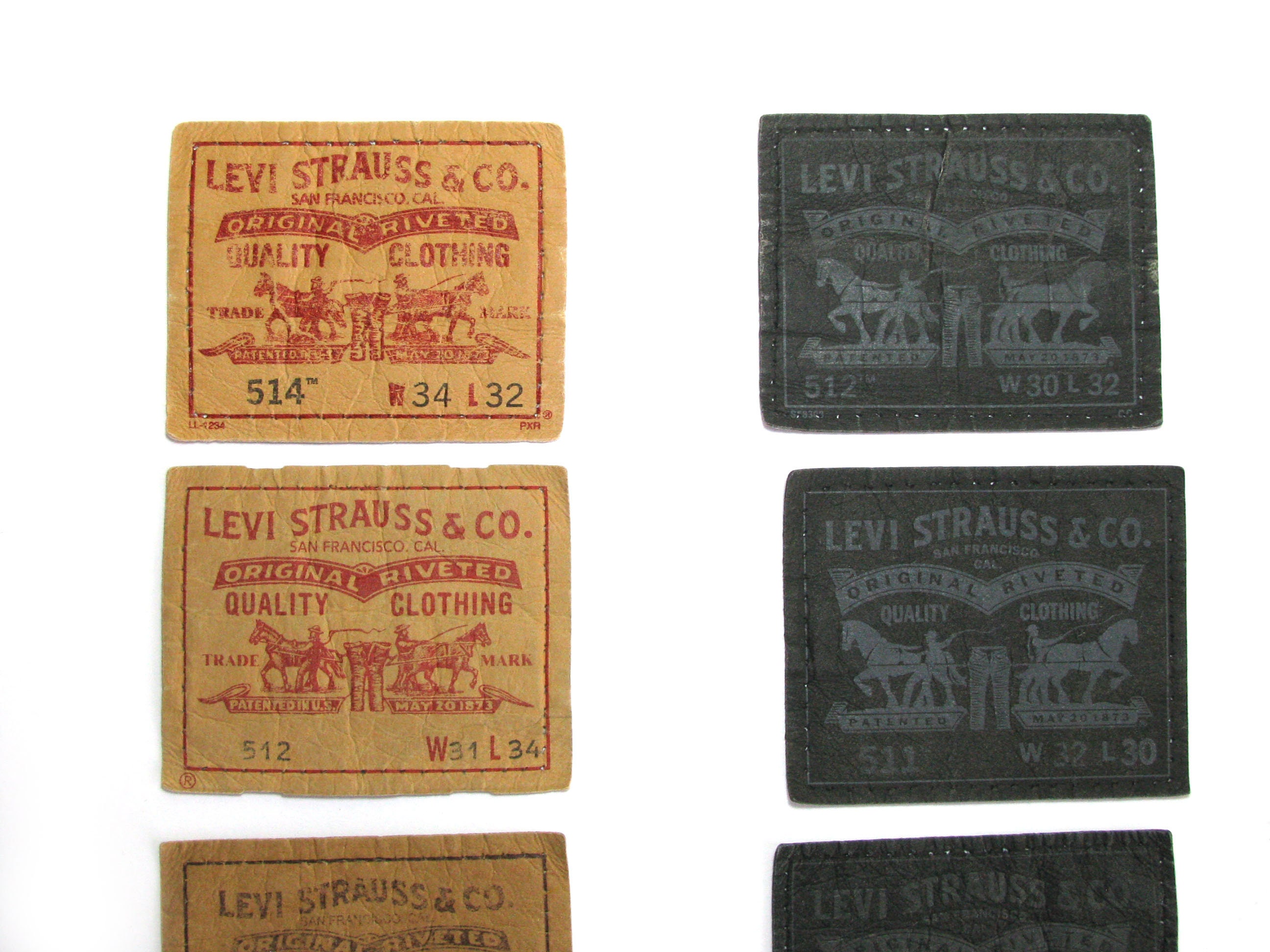 コレクション 60's DEADSTOCK Levi's Paper Patch Original Vintage Levis Brand Patches, Reclamed Vintage Jeans