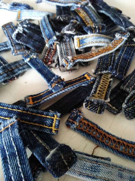 blue jeans with belt loops