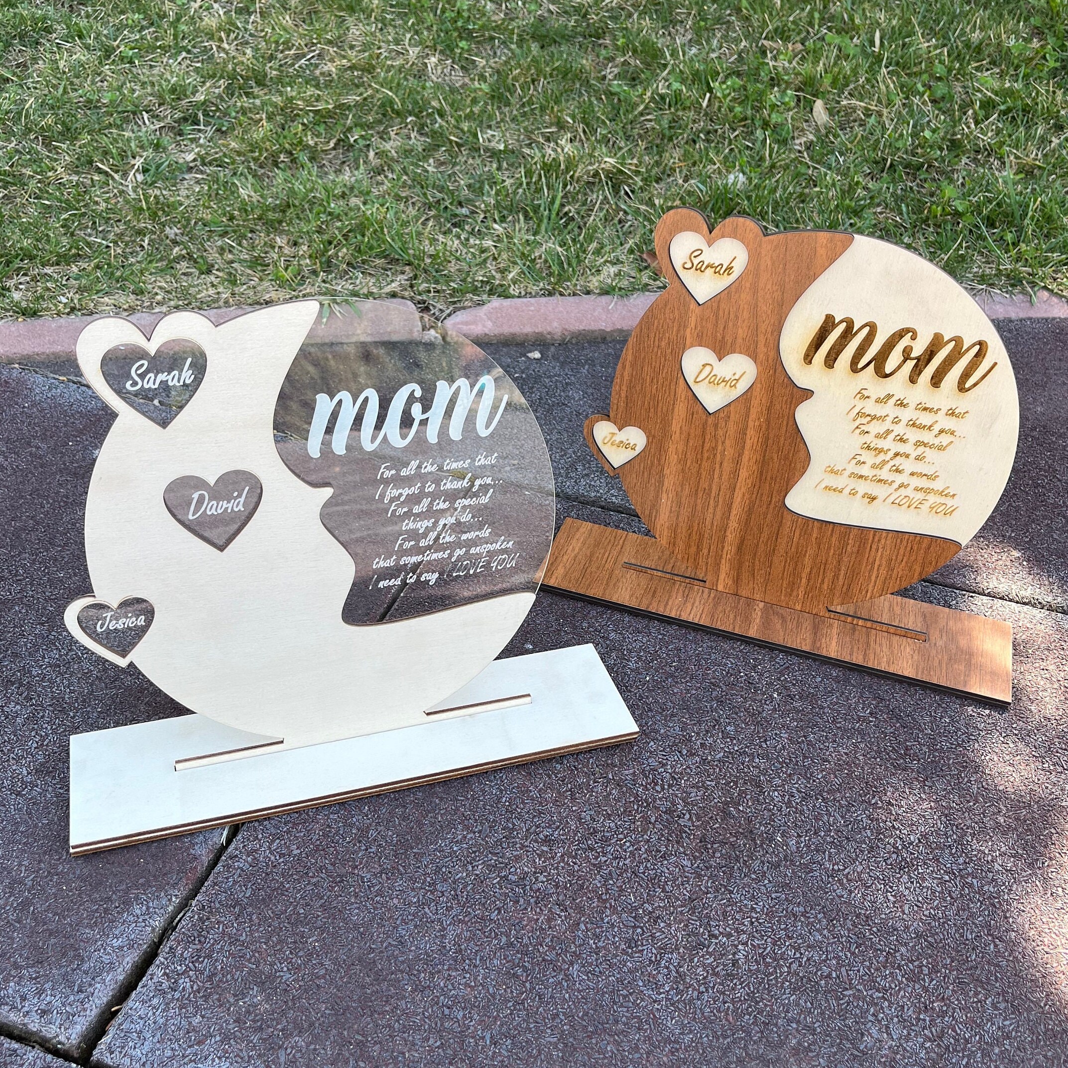 To My Mom From Daughter Gift Mother In Law Gift Mom Gift Acrylic Heart  Mothers Plaque Grateful Birthday Gifts For Mom Acrylic You Are My Sunshine  Heart Sign - Temu Australia
