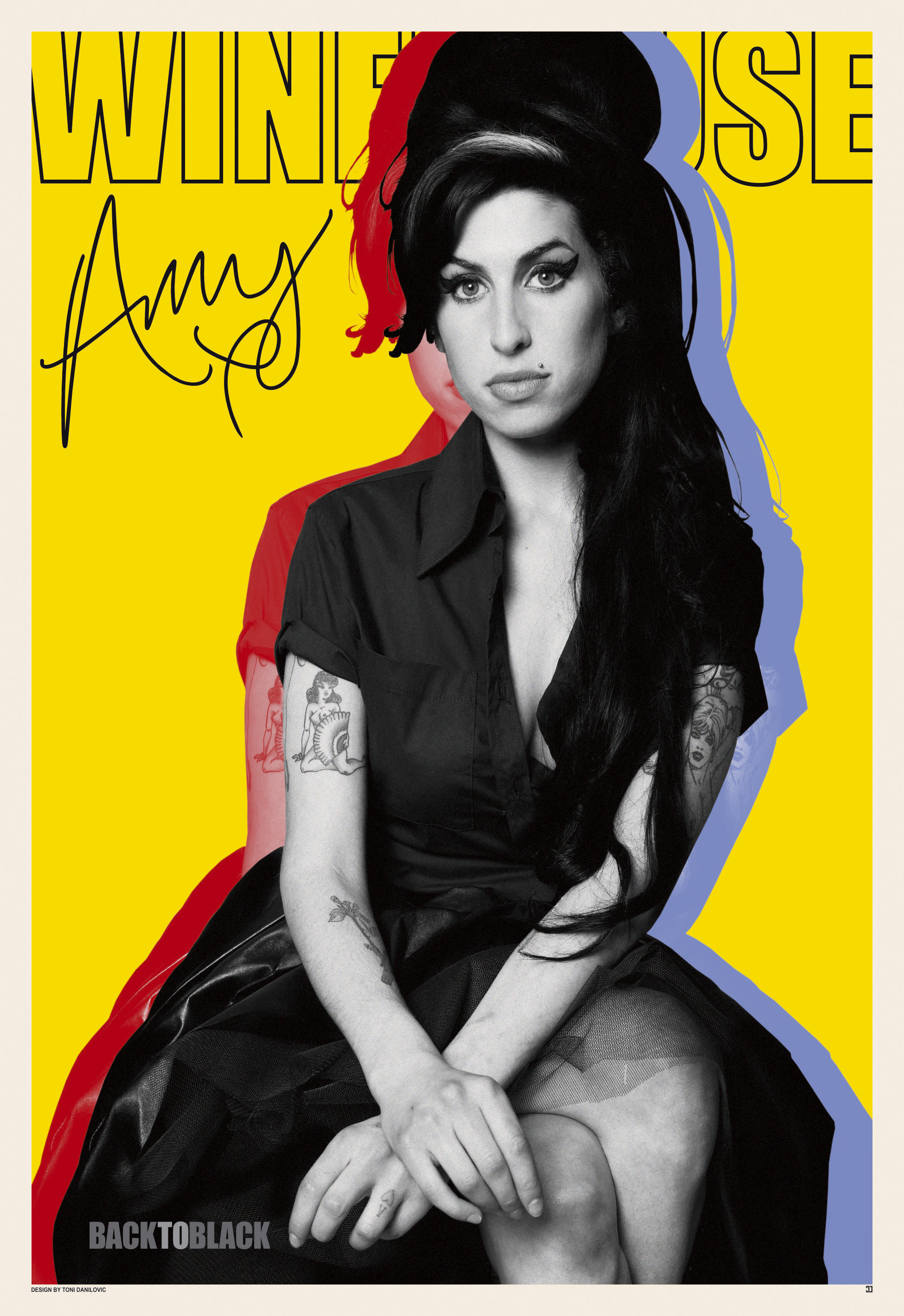 Amy Winehouse Poster, Amy Winehouse Print, Music Poster, Back to Black
