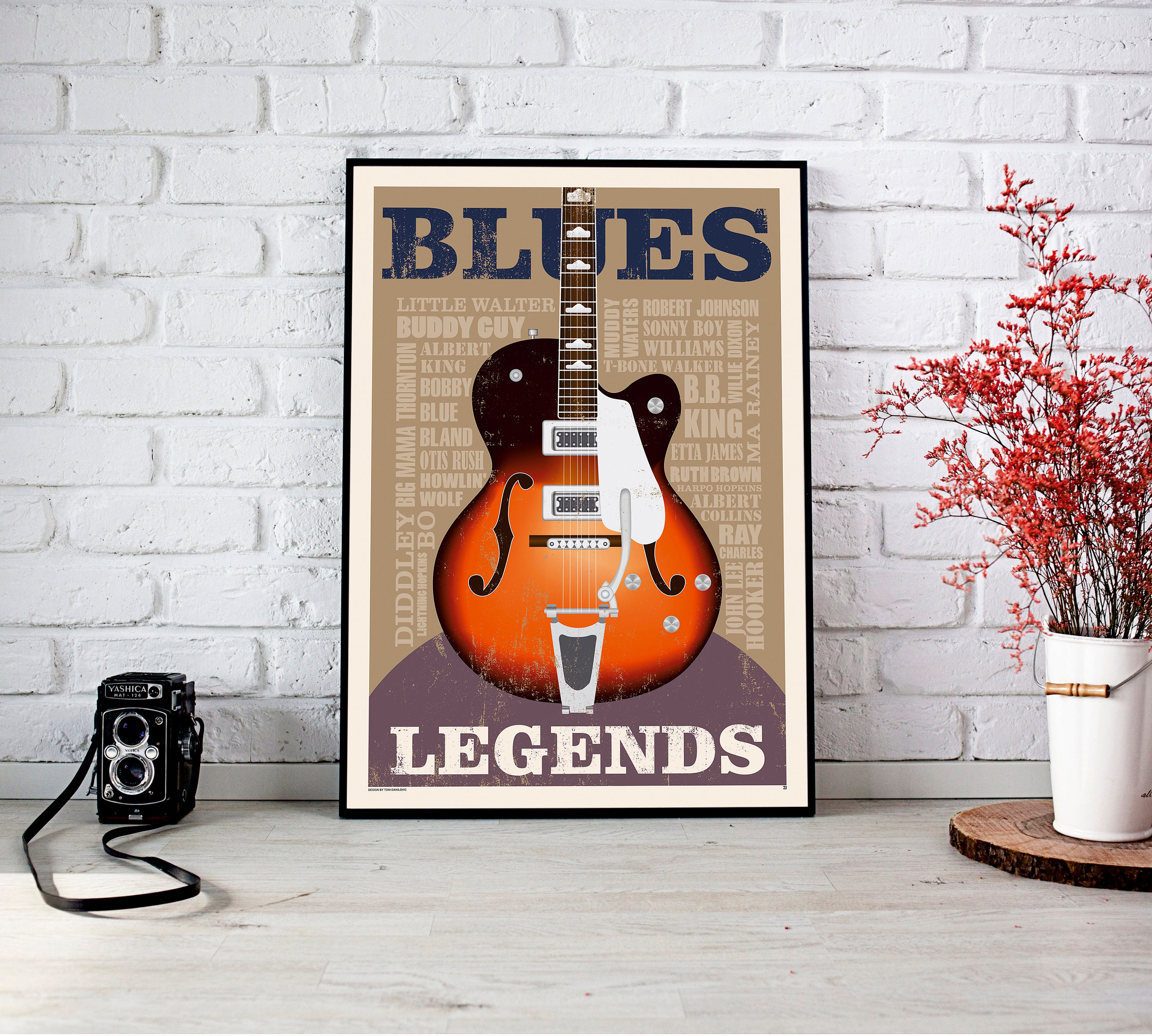 Blues legends memorabilia