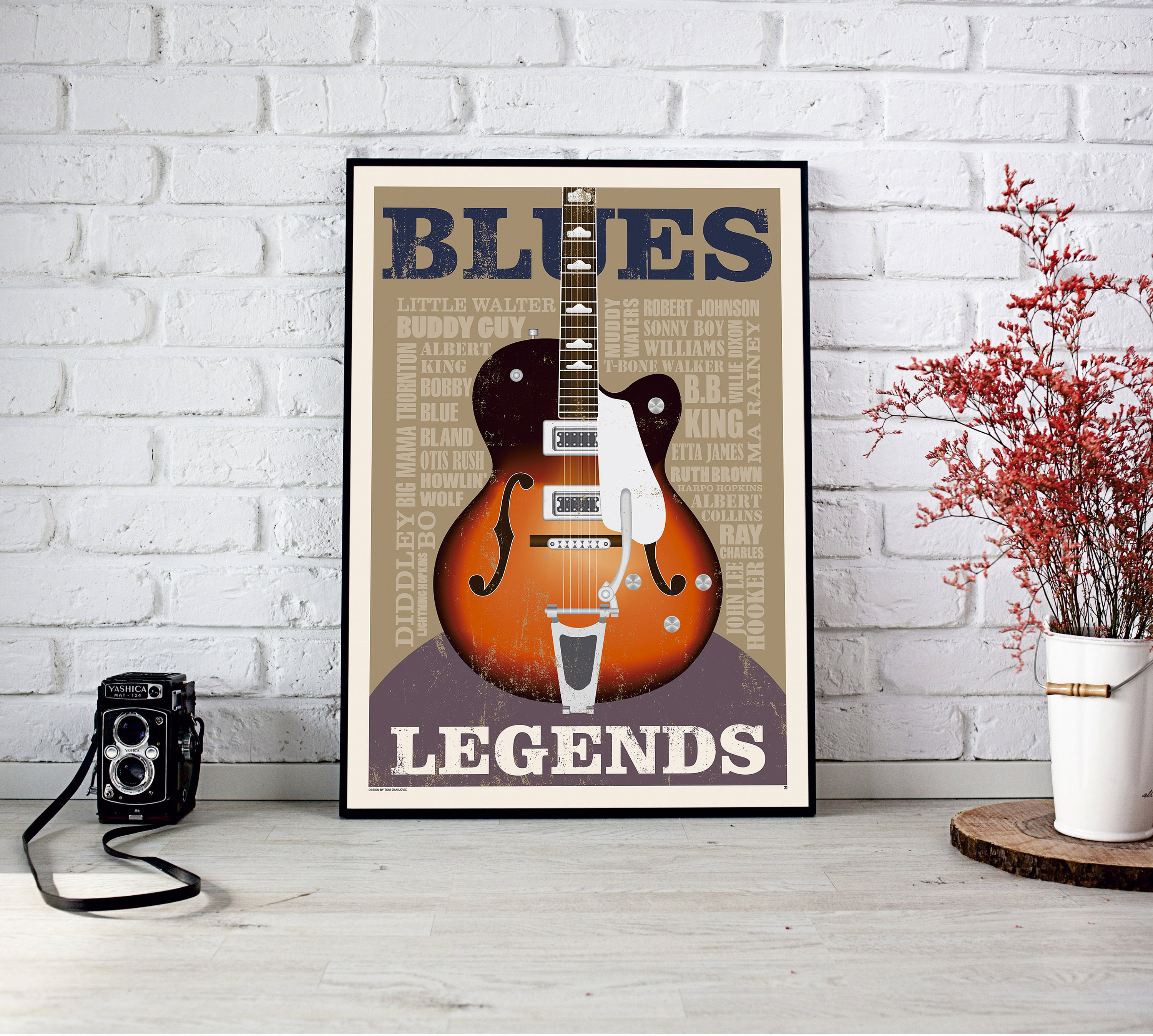 Blues legends memorabilia