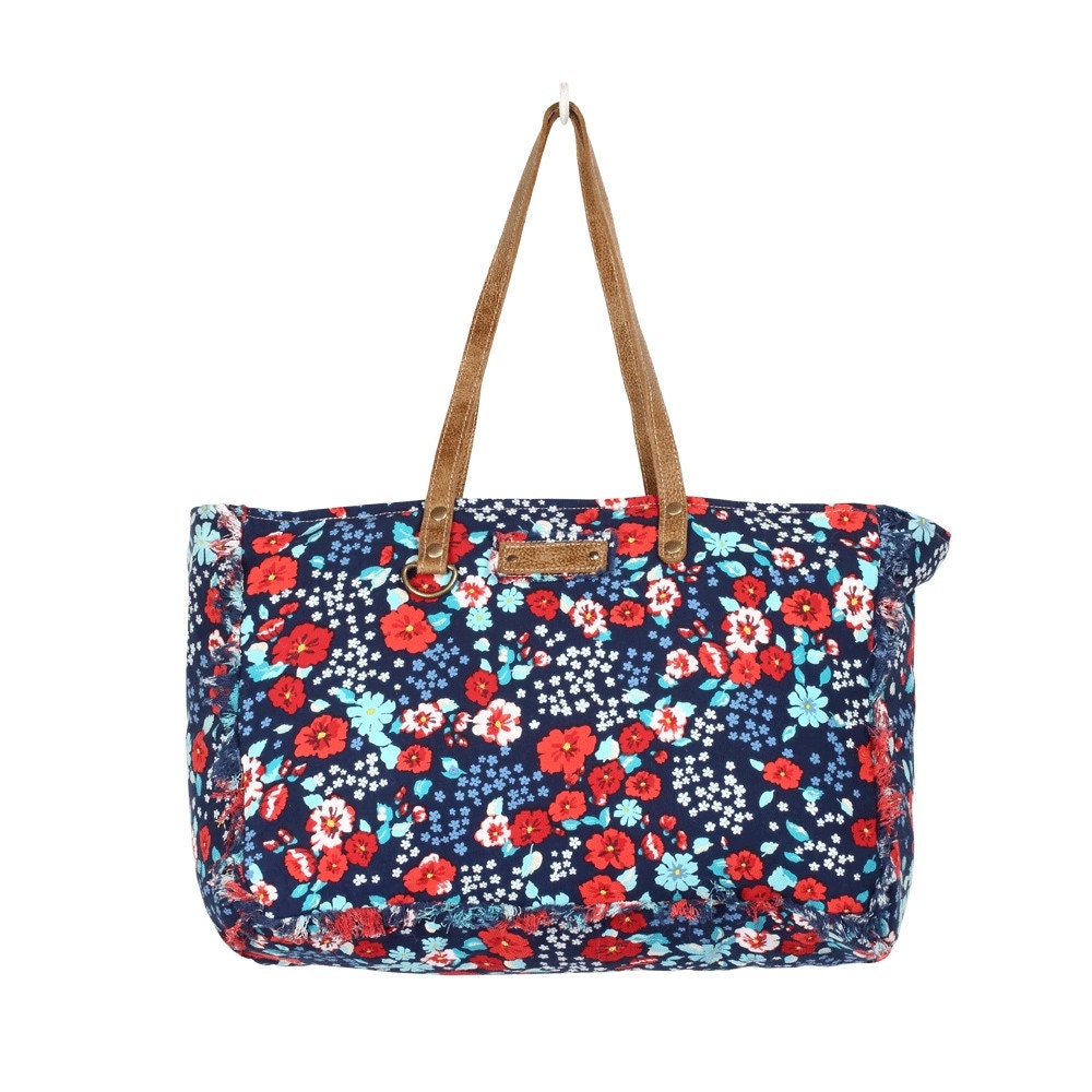 Floral Weekender Bag