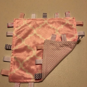 Light Pink Tag Blanket