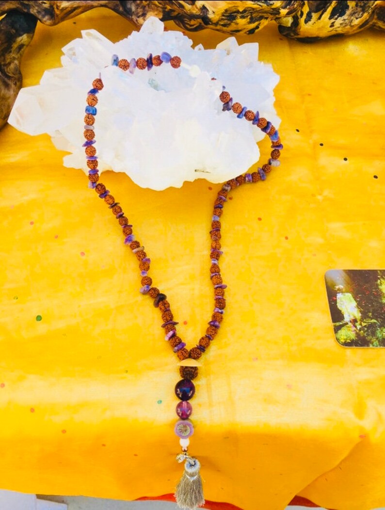 Unique Mala Open EyesWellness with this Sacred TalismanSerenity Clarity to Make the Right ChoicesEnergetic Therapy