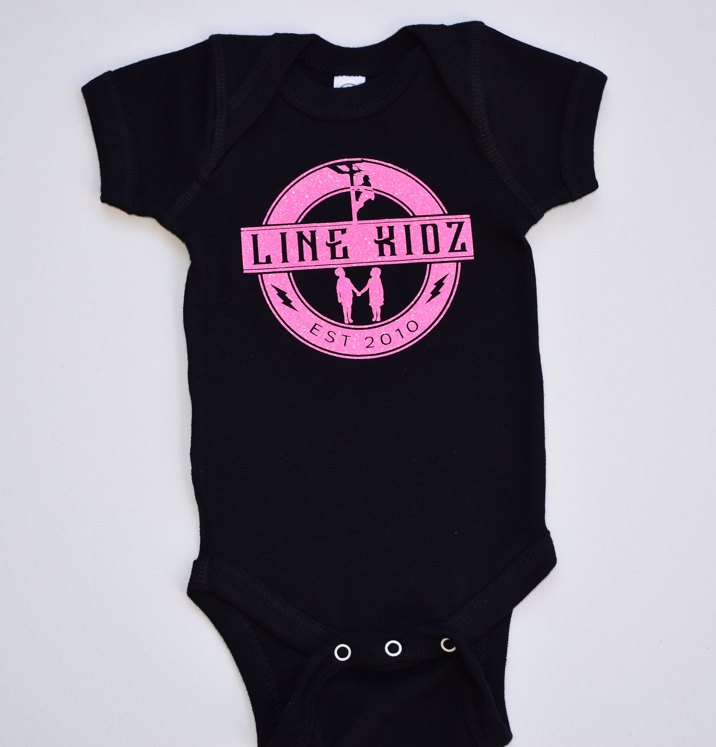 Black and Pink Lineman Girl Onesie/shirt Etsy UK