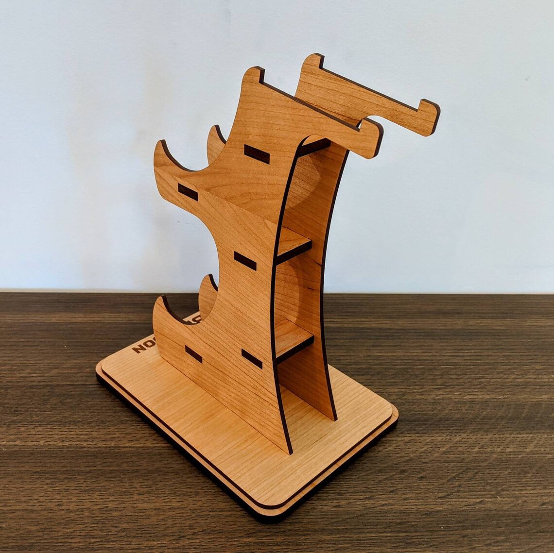 Wooden Dual Controller & Headphones Stand for Desks Etsy