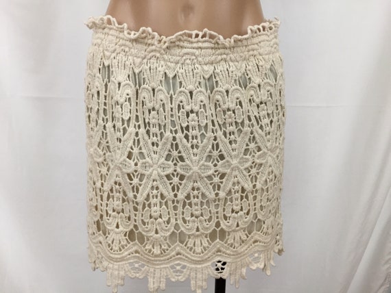 cotton lace skirt