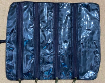 Vintage Totes Brand Jewelry Storage Bag Tri-Fold Organizer Black Velvet Travel Bag Tassen & portemonnees Bagage & Reizen Reisportefeuilles 