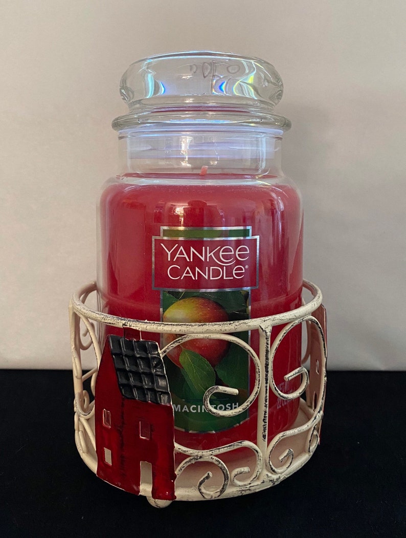 Vintage Candle Holder and 22 oz Large Jar Yankee Candle Etsy