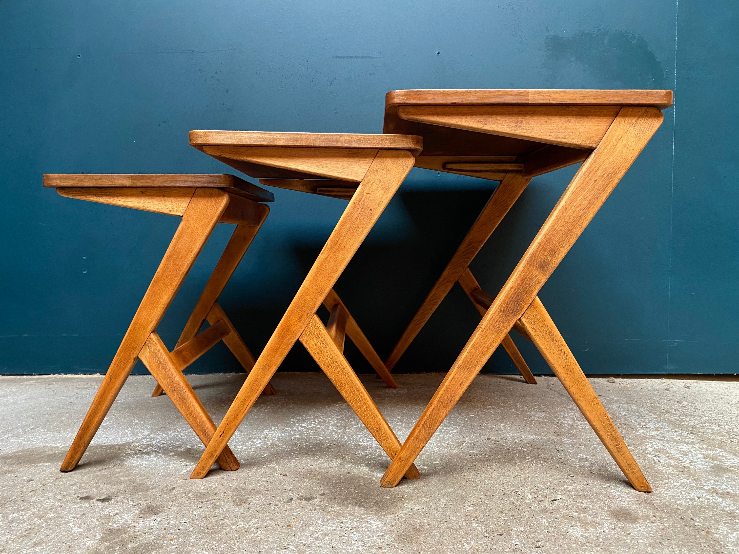 Bengt Ruda Mid century Vintage Nest of Tables Etsy UK
