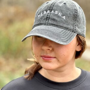 Embroidered State Hat: Custom Cotton Twill Trucker Cap