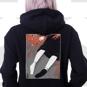 Akumu: Creeping Death - Horror Manga, Creepy Anime, Grotesque Art, Macabre Manga, Gore Anime, Japanese Horror, Unisex Pullover Hoodie