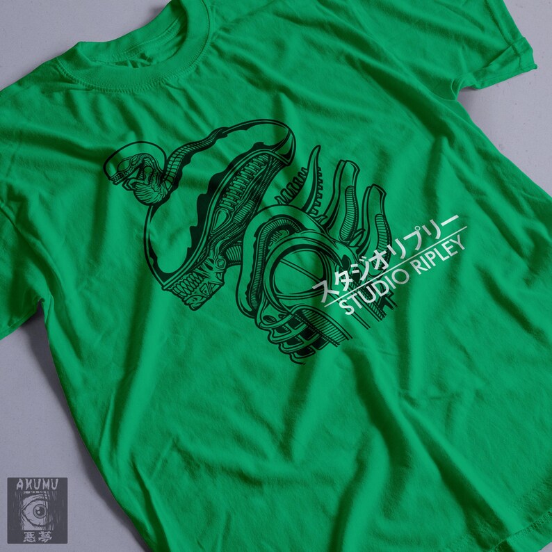 Studio Ripley Anime Xenomorph, LV426, Cute Cosmic Horror, Anime Horror, Retro Scifi Movies