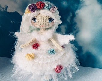 Ethereal, crochet doll pattern, fairy crochet pattern, crochet fairy pattern, doll crochet pattern