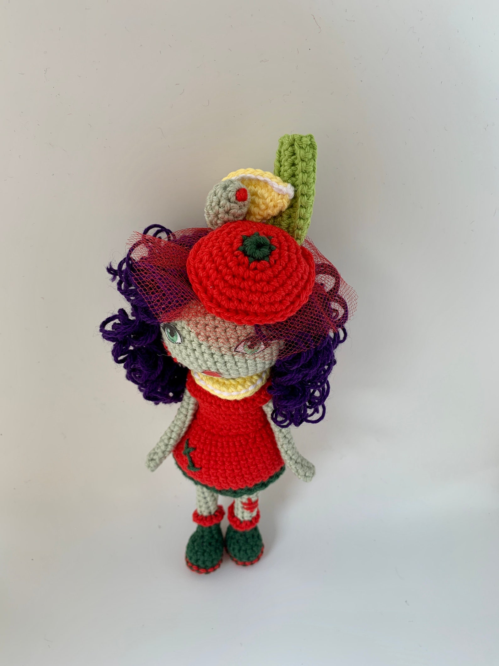 Bloody Mary Zombie crochet doll pattern crochet halloween Etsy