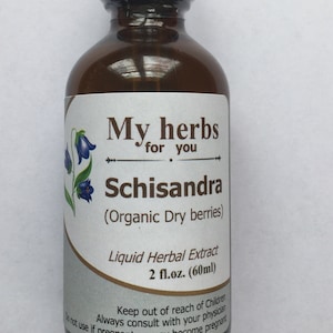Schisandra tincture (Organic Dry Berries)