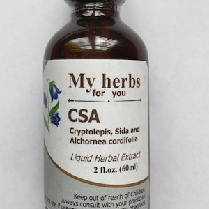 CSA Cryptolepis, Sida, Alchornea tincture