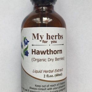 Weißdorn-Tinktur (Bio-Trockenbeeren)