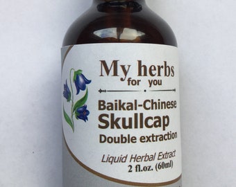 Baikal - Chinese Skullcap Root tincture (Double Extraction)