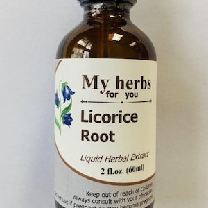 Licorice Root tincture (Organic Dry Root)