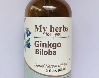 Ginkgo Biloba tincture, Organic