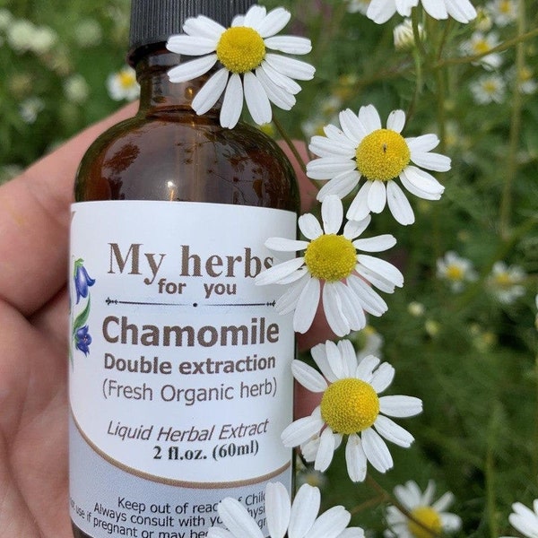 Chamomile (Fresh Organic herb), Double extraction