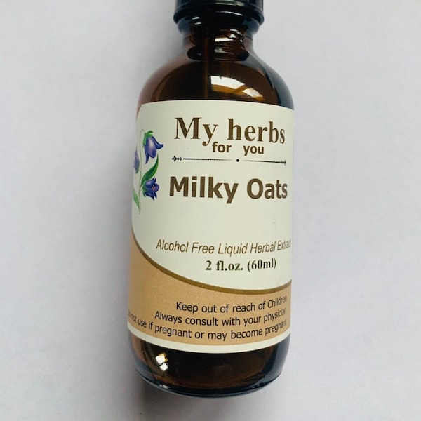 Milky Oats Glycerite, Organic (Alcohol free)