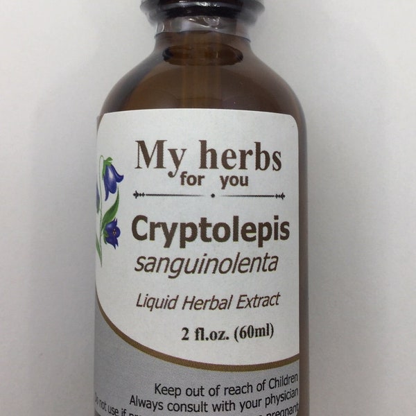 Cryptolepis sanguinolenta tincture