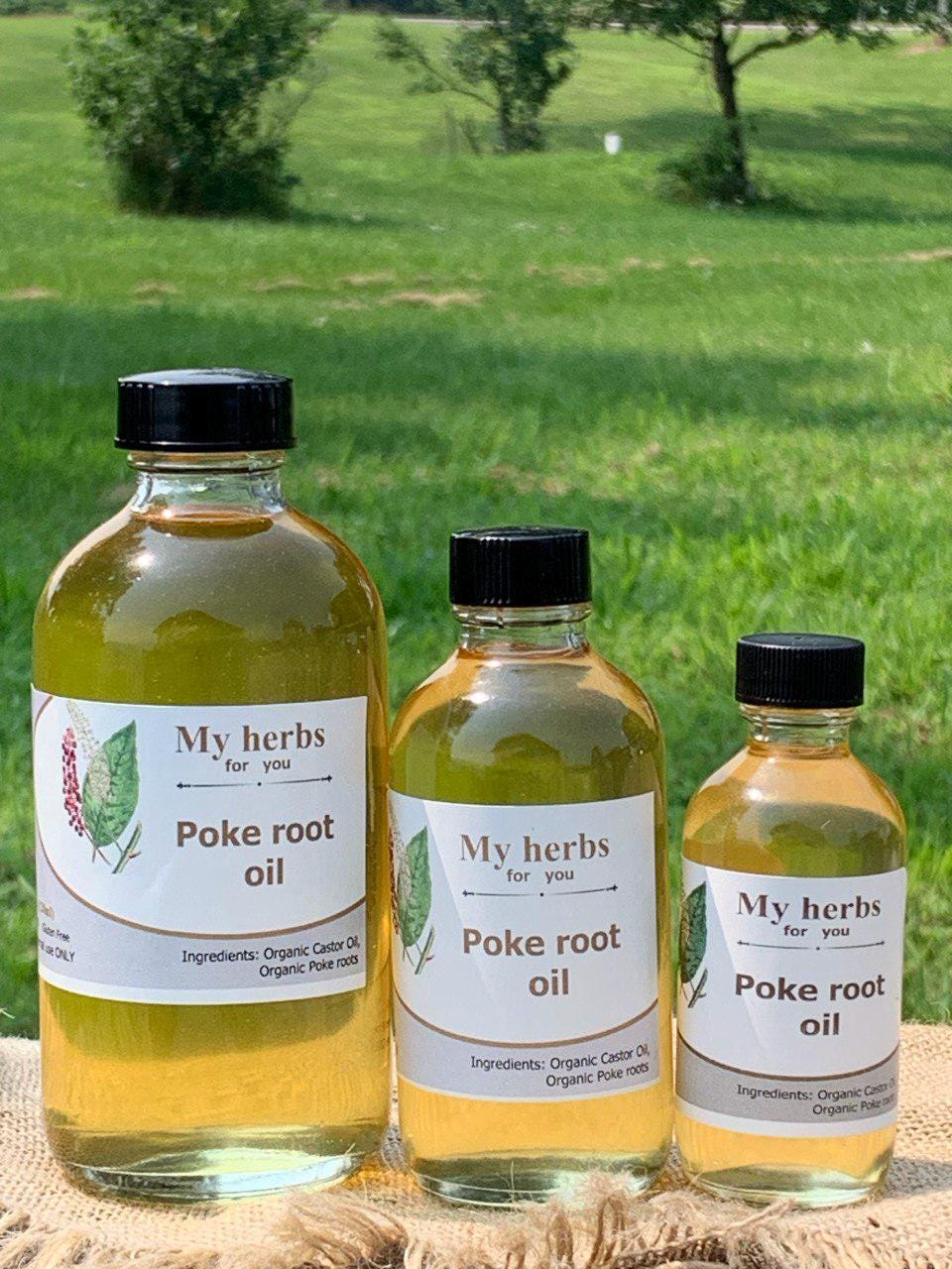 Poke Root Oil, Organic / with Organic Castor oil