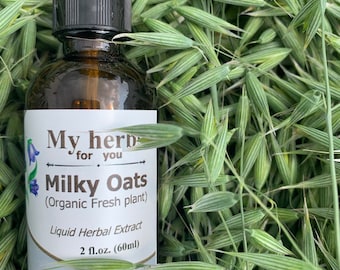 Milky Oats tincture, Organic