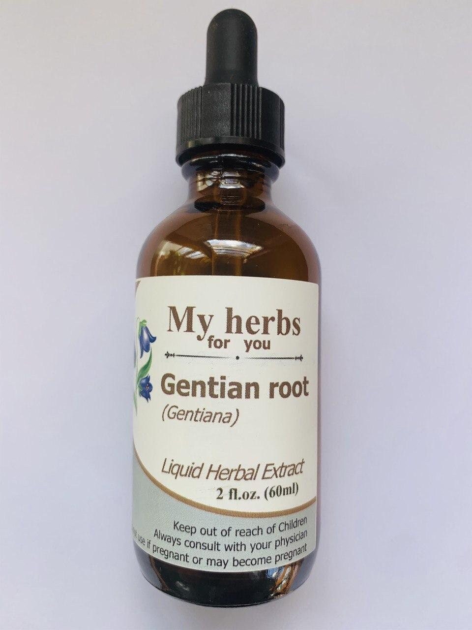 Gentian root tincture, Gentiana