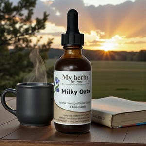 Estratto di erbe di avena lattiginosa (senza alcol), biologico