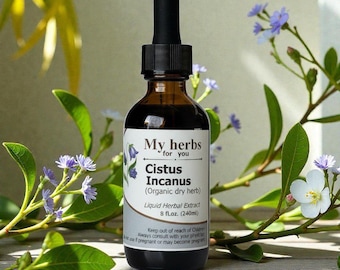 Teinture de Cistus Incanus (herbe séchée biologique)