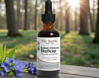 Baikal - Chinese Skullcap Root tincture (Double Extraction)