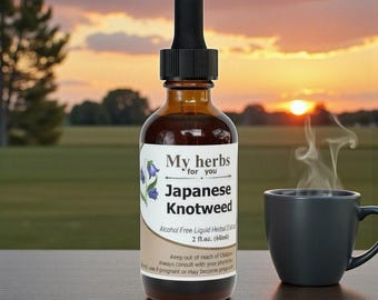 Japanese Knotweed Herbal Extract, Alcohol Free; Organic