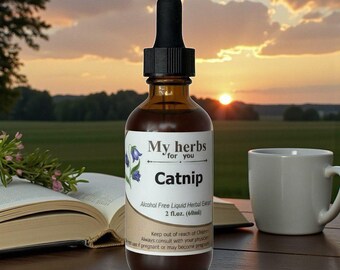 Extracto de hierba gatera, orgánico (sin alcohol), Nepeta Cataria, elaborado con plantas frescas